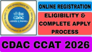 CDAC CCAT 2026